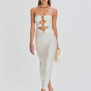 Retrofete shani shemer lily lycra maxi dress